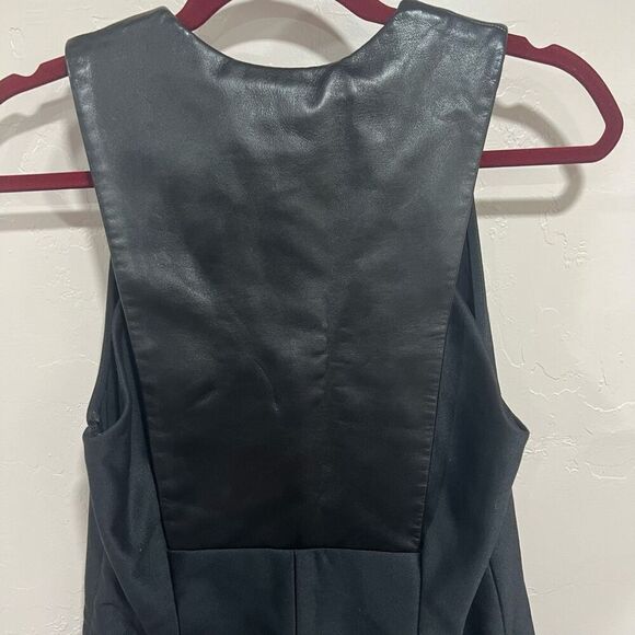 Alexander Wang Leather Dress Size 6 - Picture 3 of 9